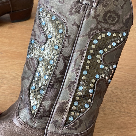 Frye Daisy Duke Western Cowboy Boots Costal Cowgirl - Picture 6 of 7